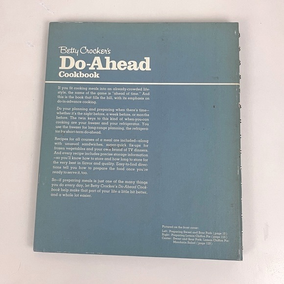 Betty Crocker Do-Ahead Cookbook From the Freezer and the Refrigerator - Picture 15 of 16